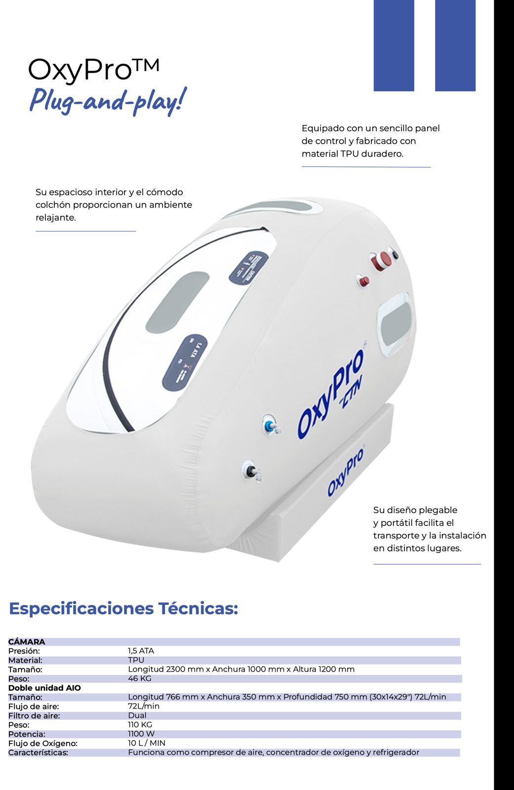 Cámara Hiperbárica - Deporte