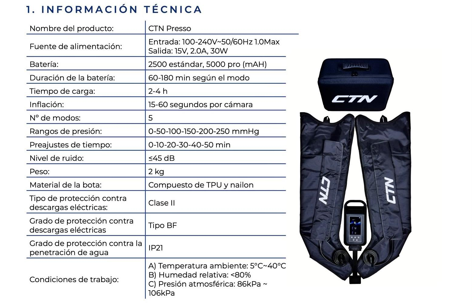 Presoterapia - Recuperación Deportiva